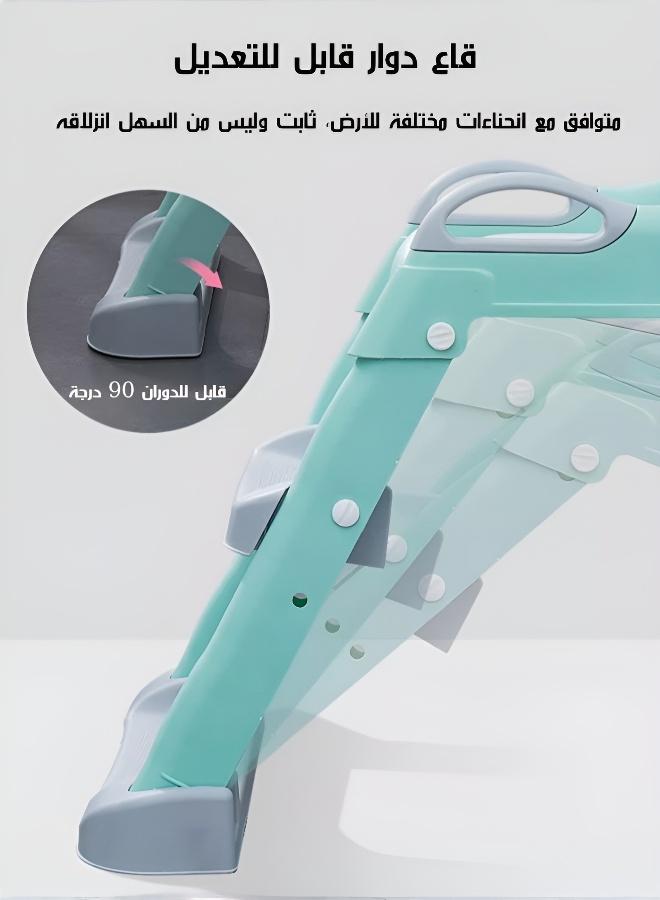 Children's Foldable Toilet Training Ladder with Detachable Seat for Easy Cleaning & Storage - Image 3